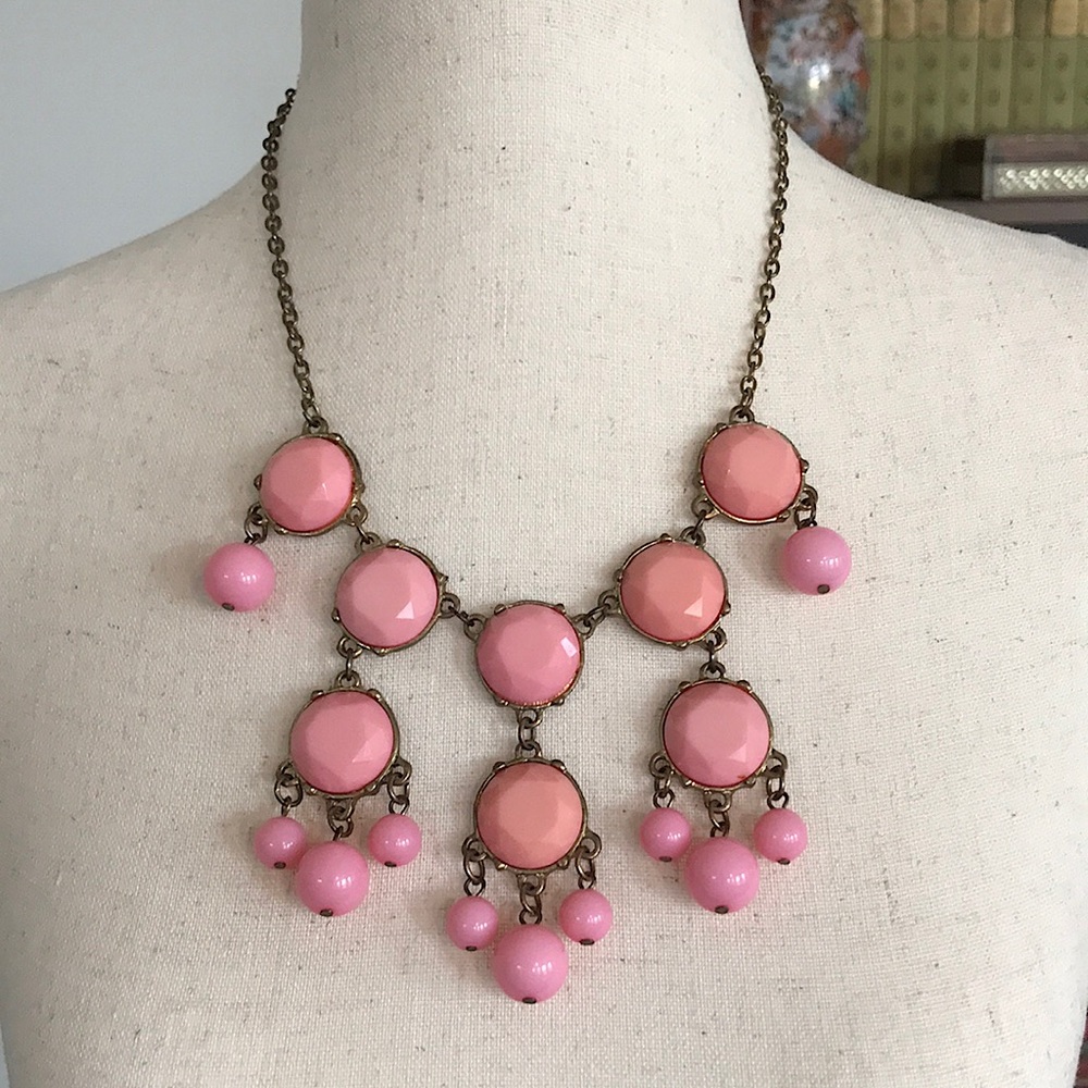 ‼️GONE 5/31- Dual-tone Pink Statement Necklace